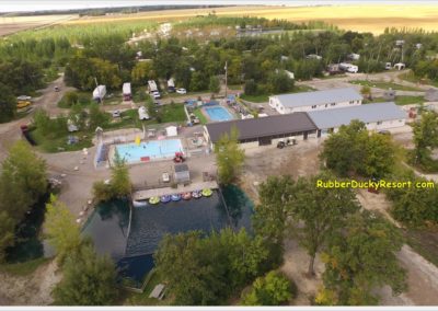 Aerial of Rubber Ducky Resort