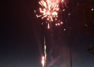 Campground fireworks