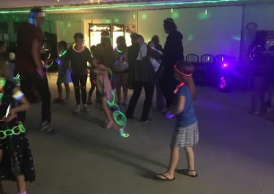 Glow dance party
