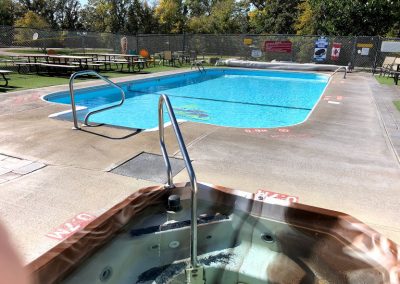 Campground resort pool