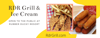 rdr grill restaurant at rubber ducky resort