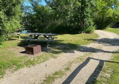 tent campsite manitoba