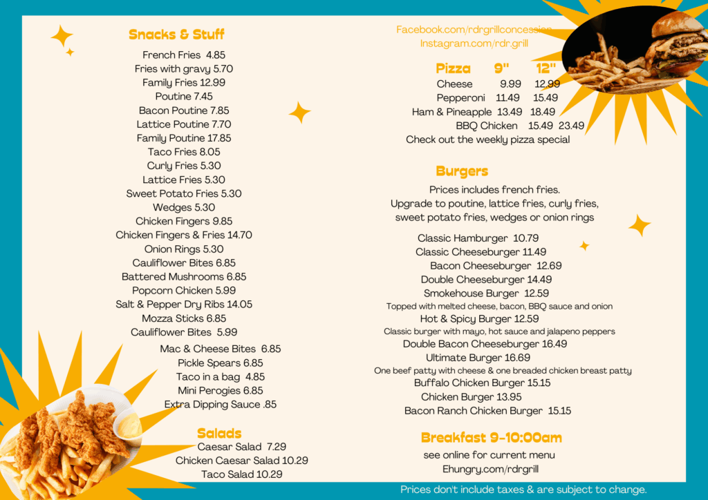 2025 rdr grill menu p 2 rdr grill ice cream menu